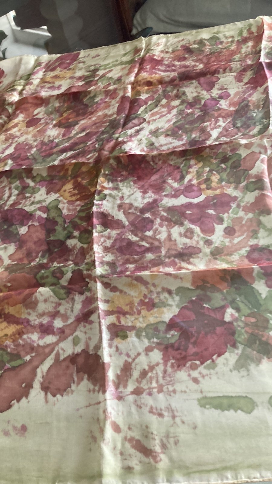 vintage silk scarf beautiful chiffon