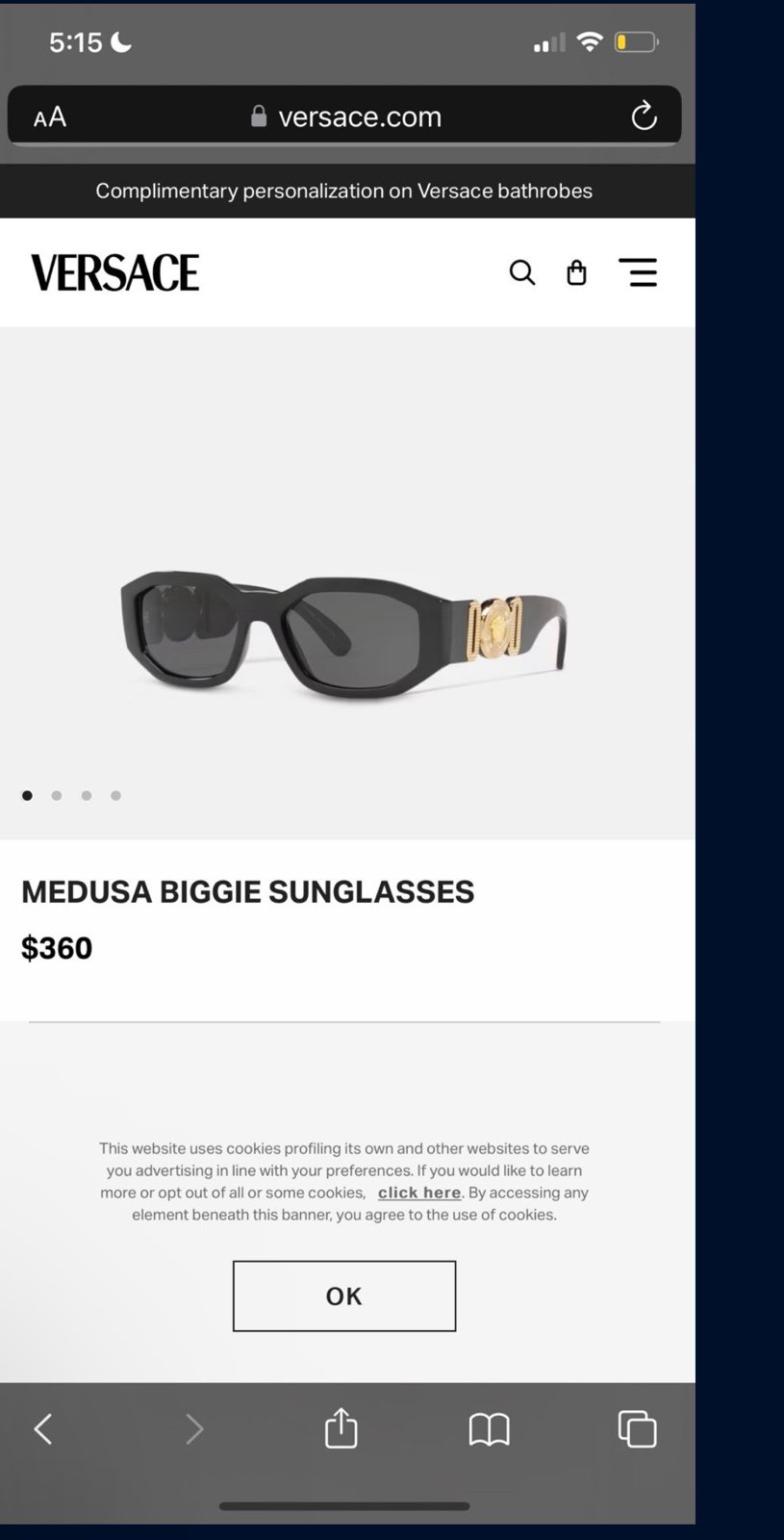Versace glasses men or woman