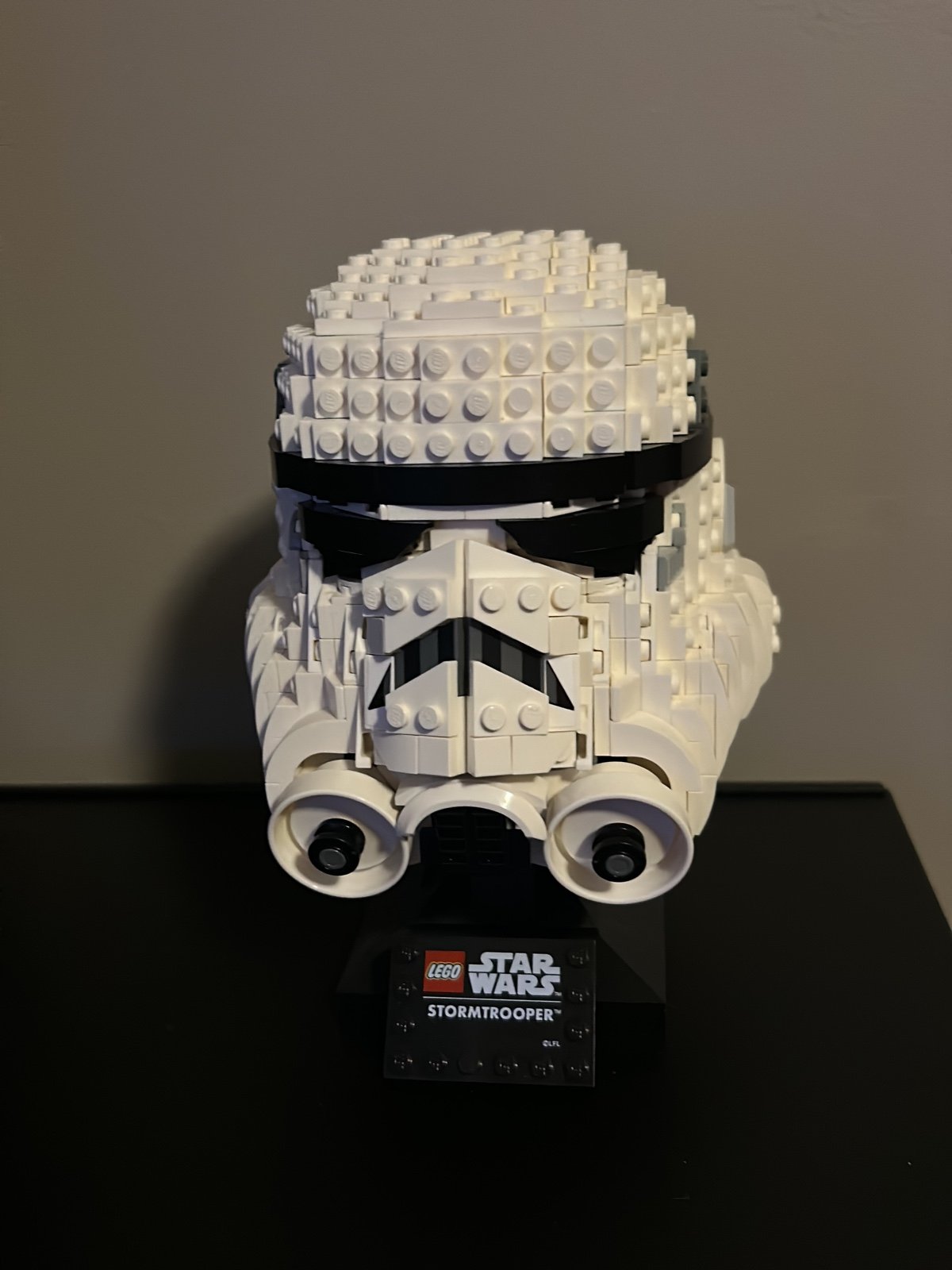 Lego Star Wars stormtrooper helmet