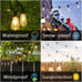 100FT Outdoor LED String Lights - 54 Waterproof Bulbs, 4 Spare - Pvbfdb