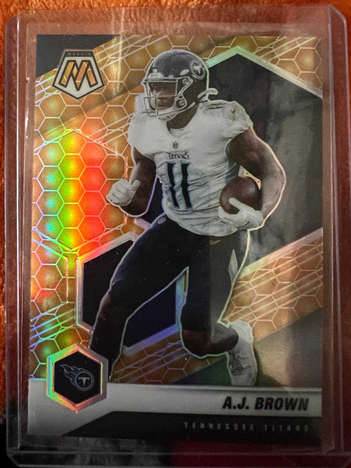 AJ Brown panini mosaic golf wave mint condition