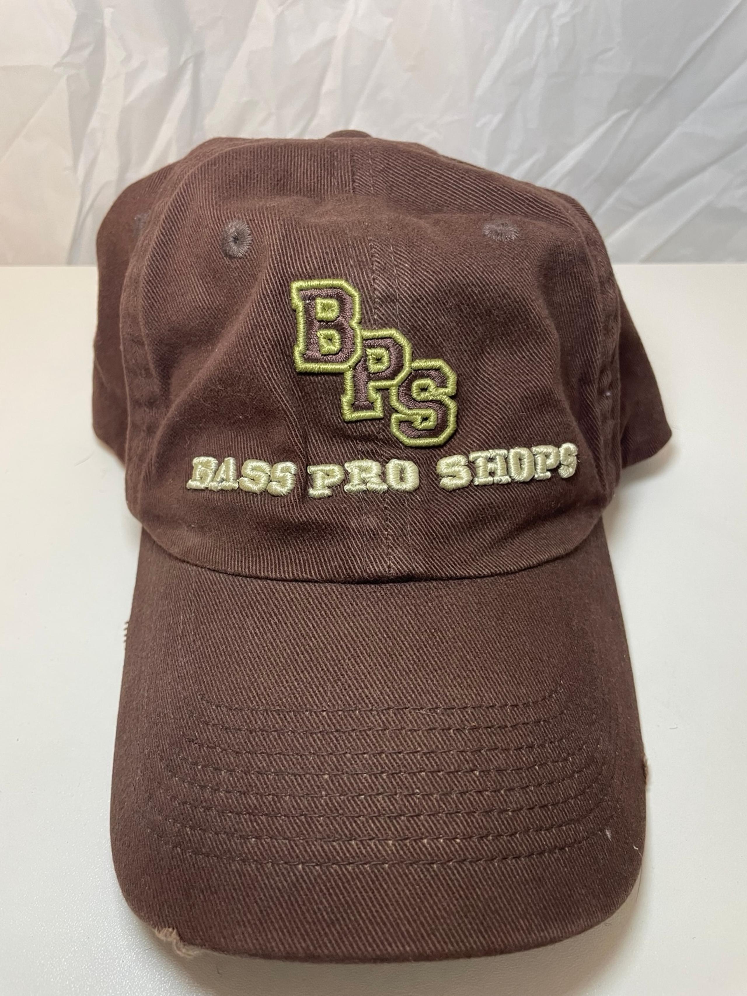 Bass Pro Shops Baseball Cap Hat Embroidered with Silver tone Adjustable strap