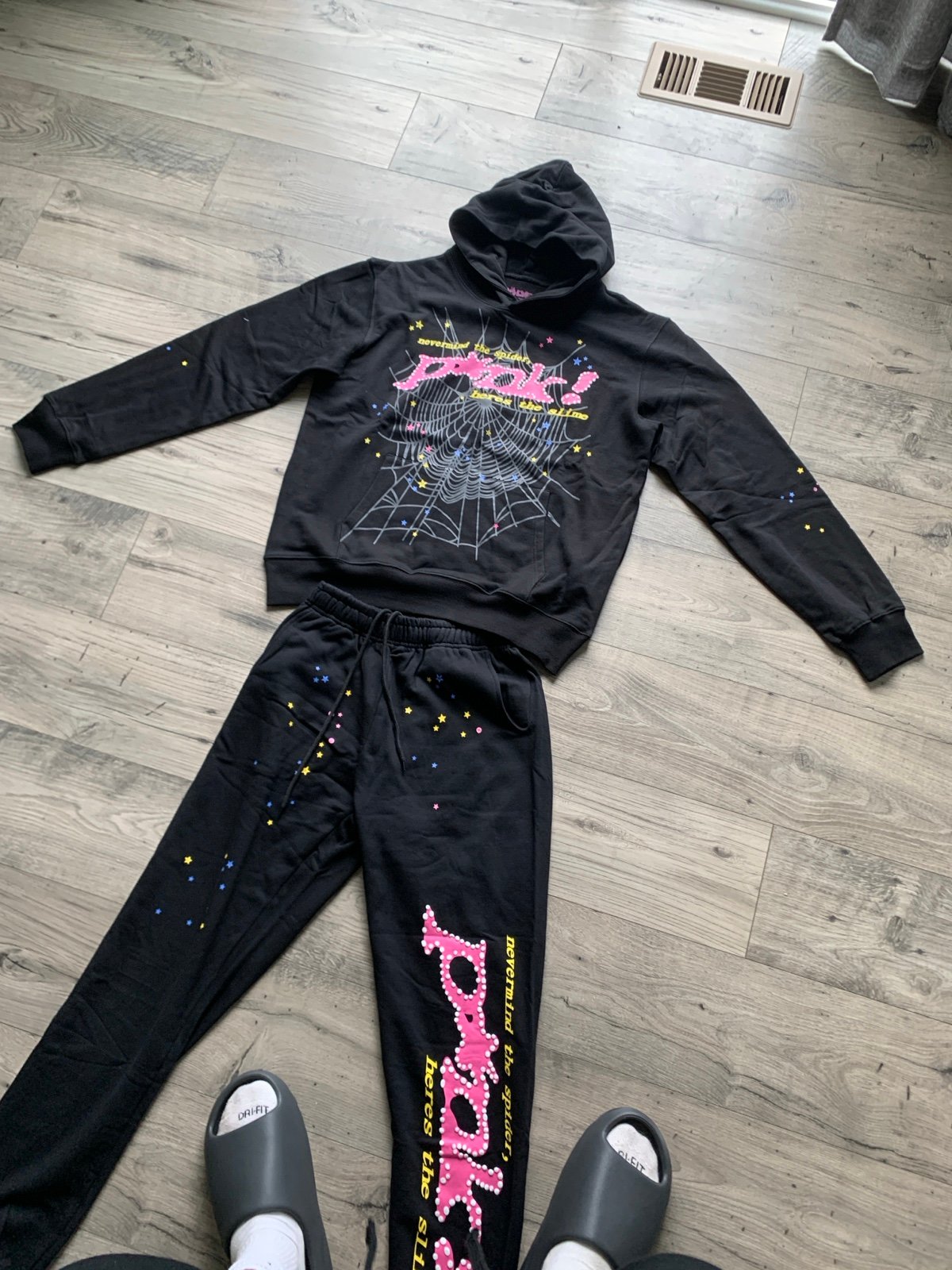 Spider hoodie set