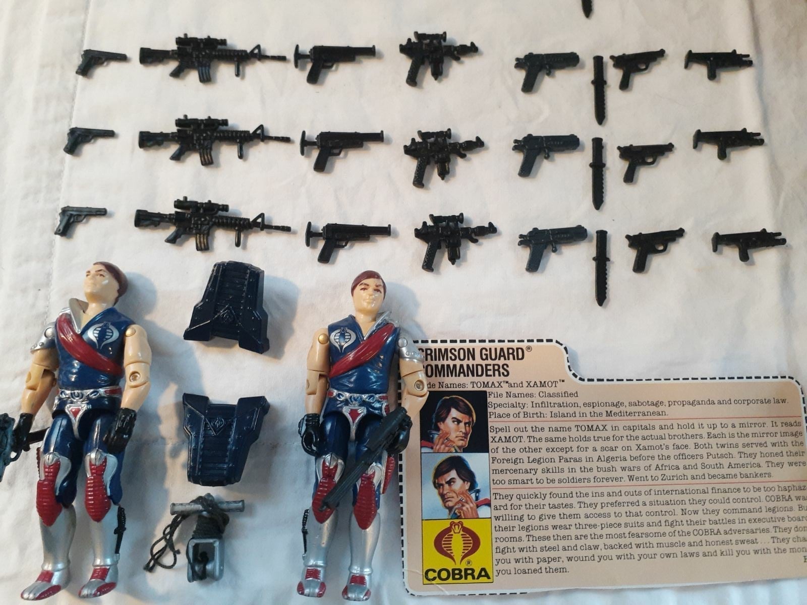 Gi Joe Ultimate Crimson Guard lot