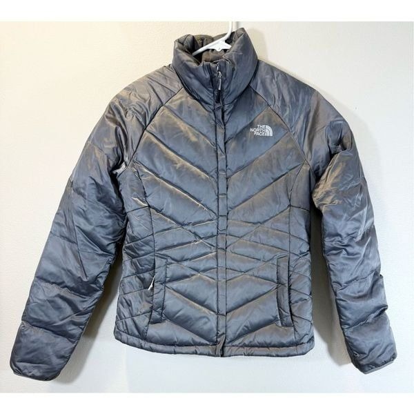 The North Face Silver Aconcagua 550 Down Puffer Jacket, Women’s Small