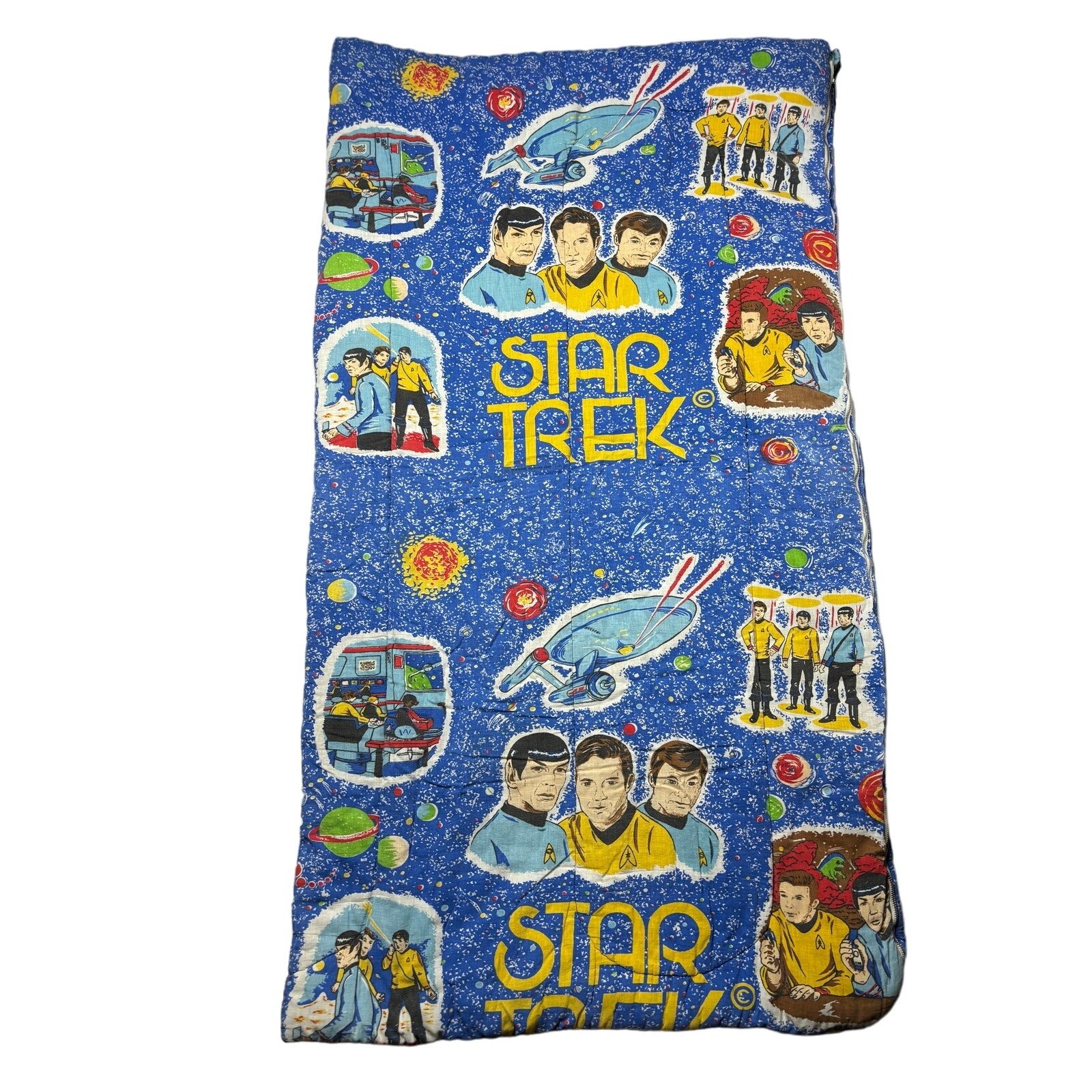 Vintage 1960s Star Trek sleeping bag