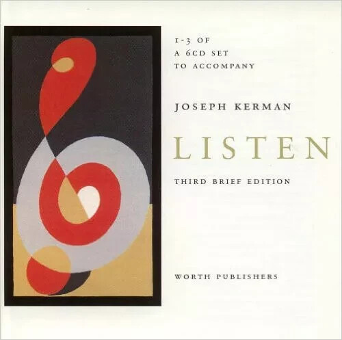 Joseph Kerman - Listen (Third Brief Edition) 1995 Sony Music 3xCD NEW Set 1