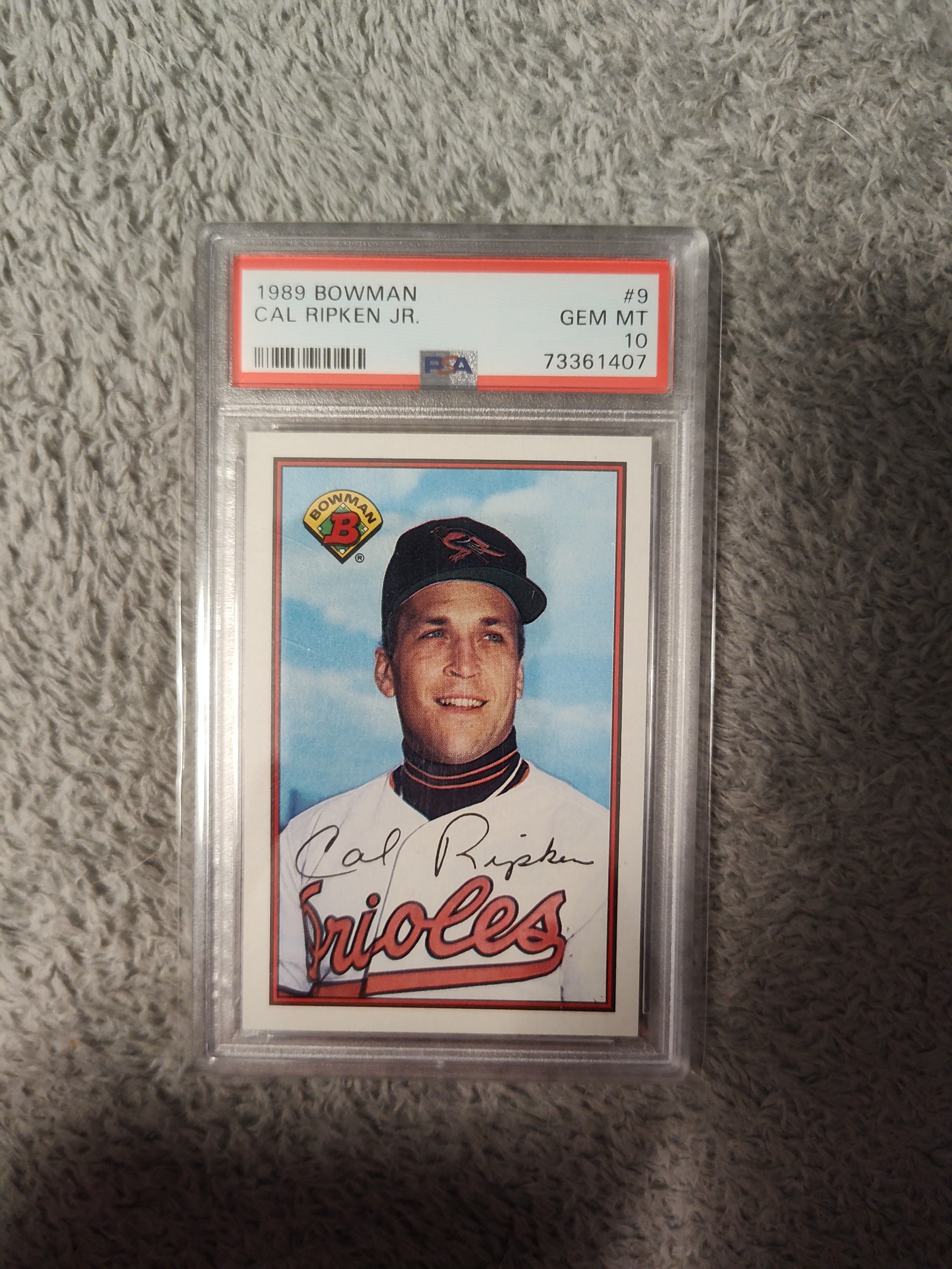 1989 Bowman #9 cal ripken Jr. PSA 10