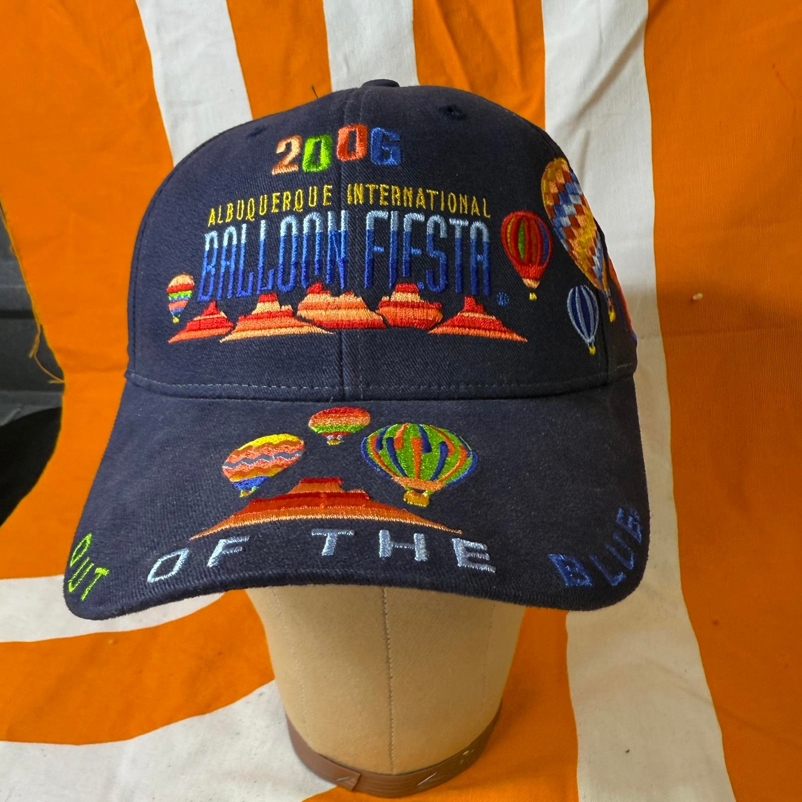 Albuquerque International Balloon Fiesta Hat 2006 Black Cap Out of the Blue Cap