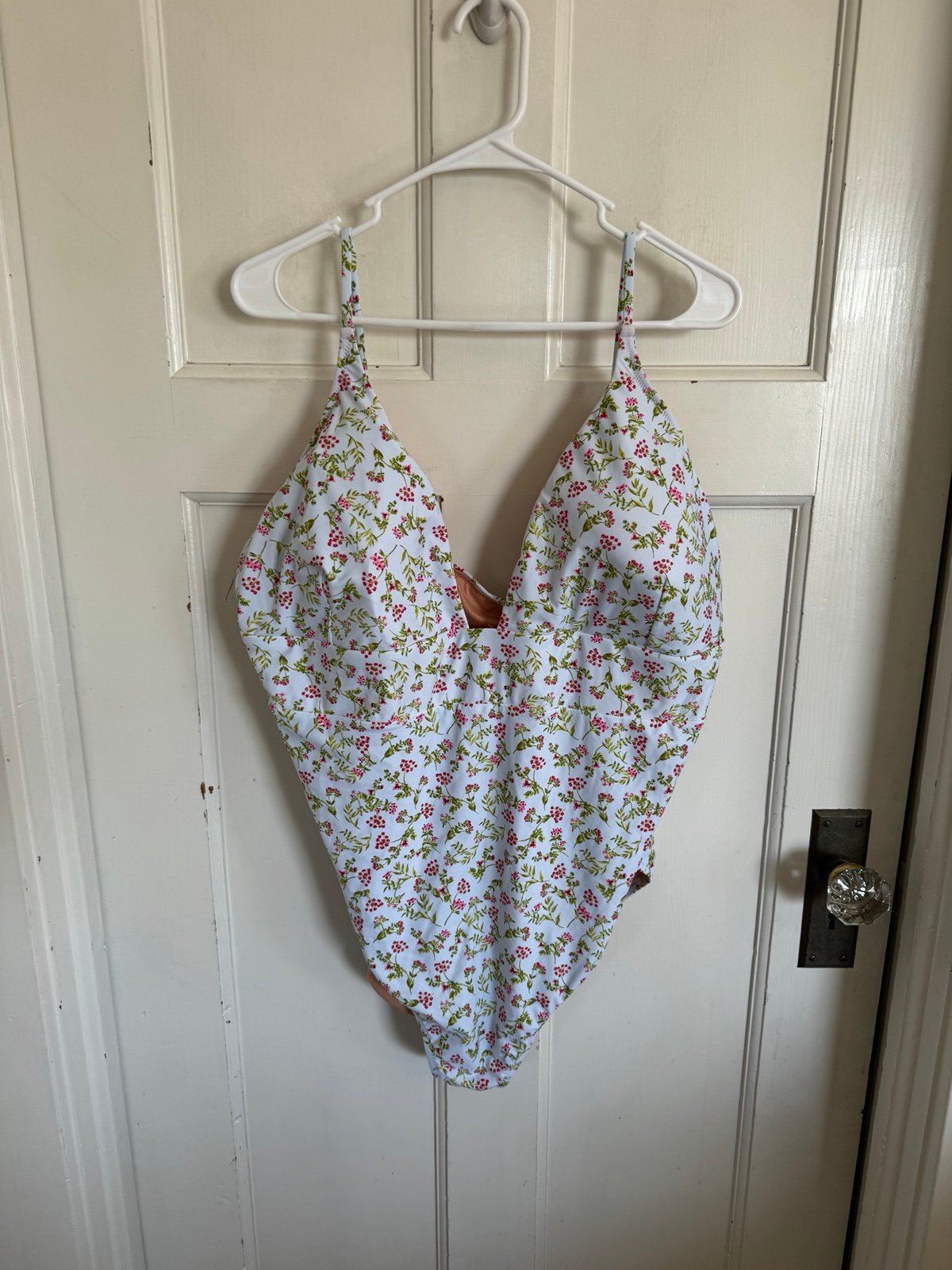 NWT J.Crew floral one piece swimsuit size 24