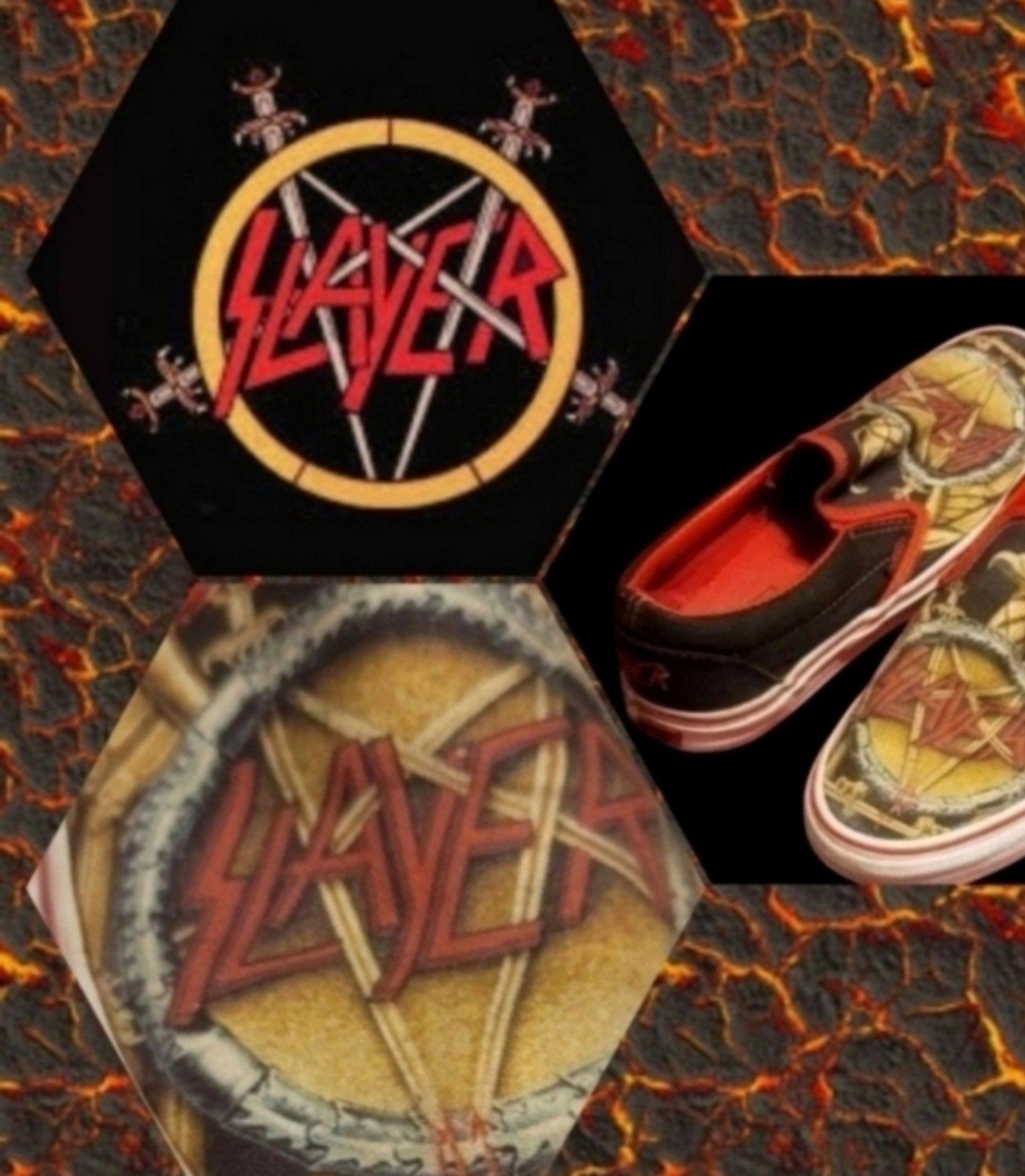 Slayer Van slip on Shoes Heavy Classic Metal Music Tom Araya