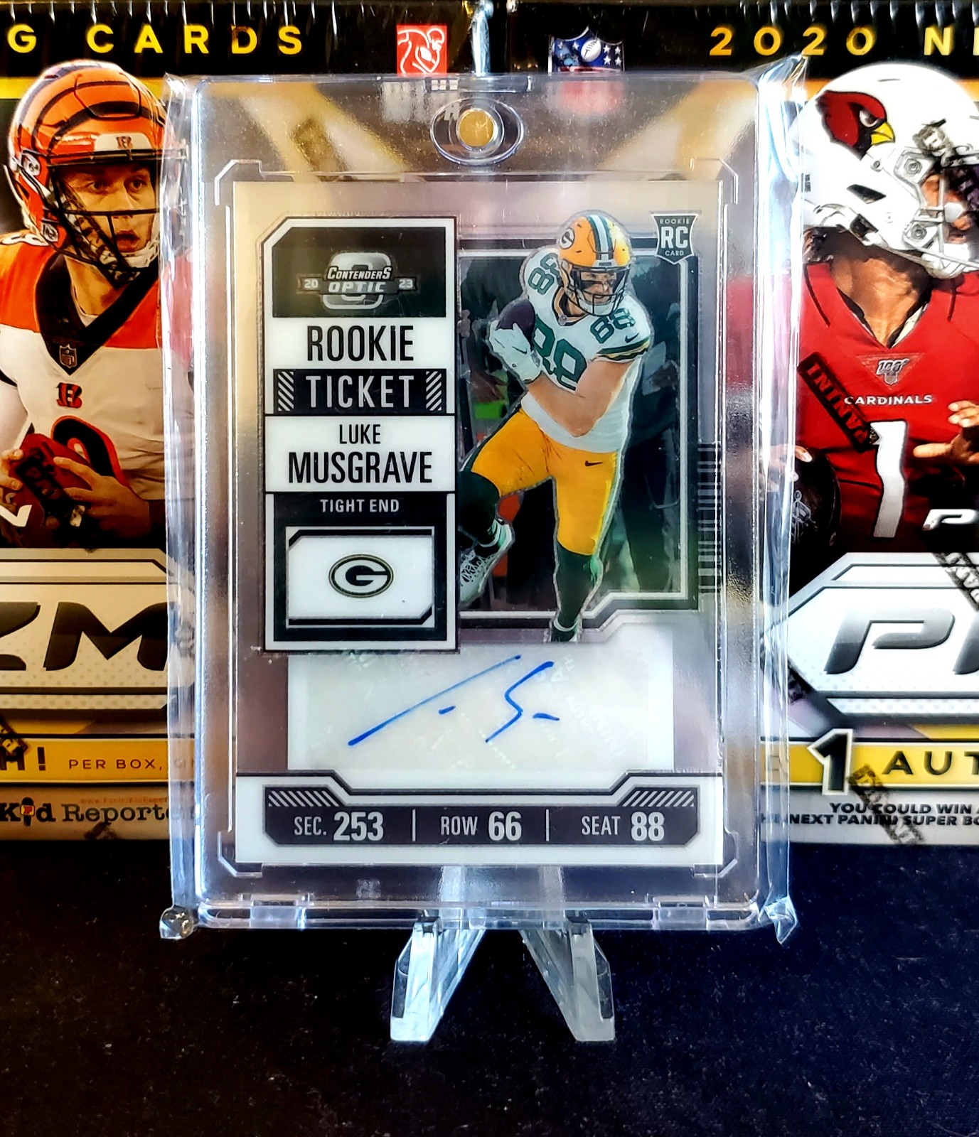 Luke Musgrave Rookie Card Autograph (One Touch Included) - Green Bay Packers