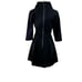 Cop. Copine Kardinal Robe Scuba Dress Black Neoprene A-Line Taille 36 Women's S