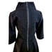 Cop. Copine Kardinal Robe Scuba Dress Black Neoprene A-Line Taille 36 Women's S