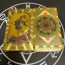 Golden Tarot Cards