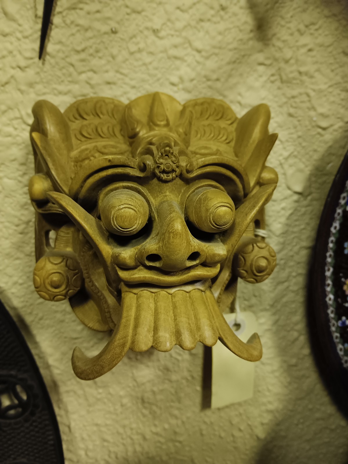Belinese Wood carved mask