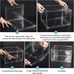 CadineUS 7 Packs Clear Magnetic, Clear Shoe Display Cases ((90.00 VALUE))