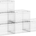 CadineUS 7 Packs Clear Magnetic, Clear Shoe Display Cases ((90.00 VALUE))