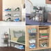 CadineUS 7 Packs Clear Magnetic, Clear Shoe Display Cases ((90.00 VALUE))