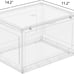 CadineUS 7 Packs Clear Magnetic, Clear Shoe Display Cases ((90.00 VALUE))