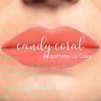 Hydramatte Candy Coral Lipstick by Lipsense