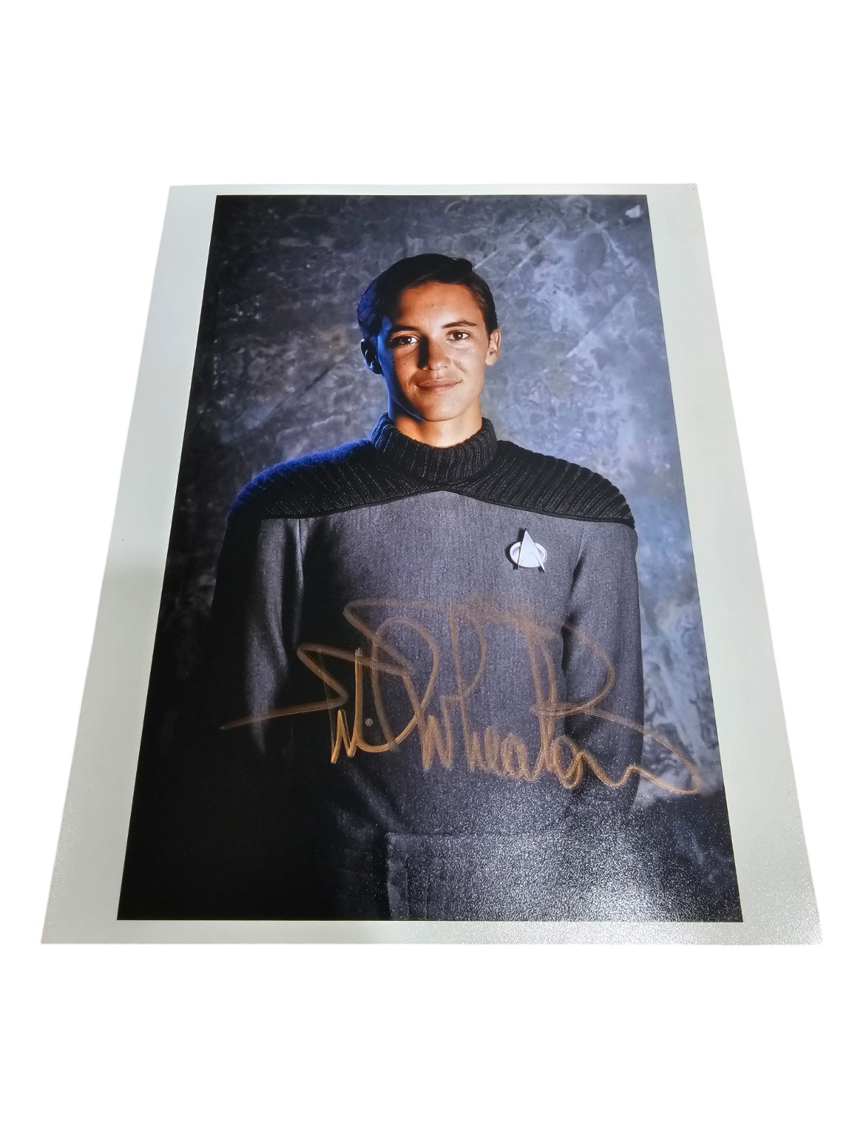 Star Trek TNG Will Wheaton Signed Photo