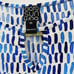Clara Sunwoo Tunic size XS Blue Dotted Pattern Keyhole Resort wear Travel