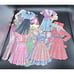 1940 Beautifully displayed Paper Doll Lot JANE WITHERS Whitman # 989 With Photos