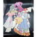 1940 Beautifully displayed Paper Doll Lot JANE WITHERS Whitman # 989 With Photos