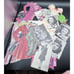 1940 Beautifully displayed Paper Doll Lot JANE WITHERS Whitman # 989 With Photos