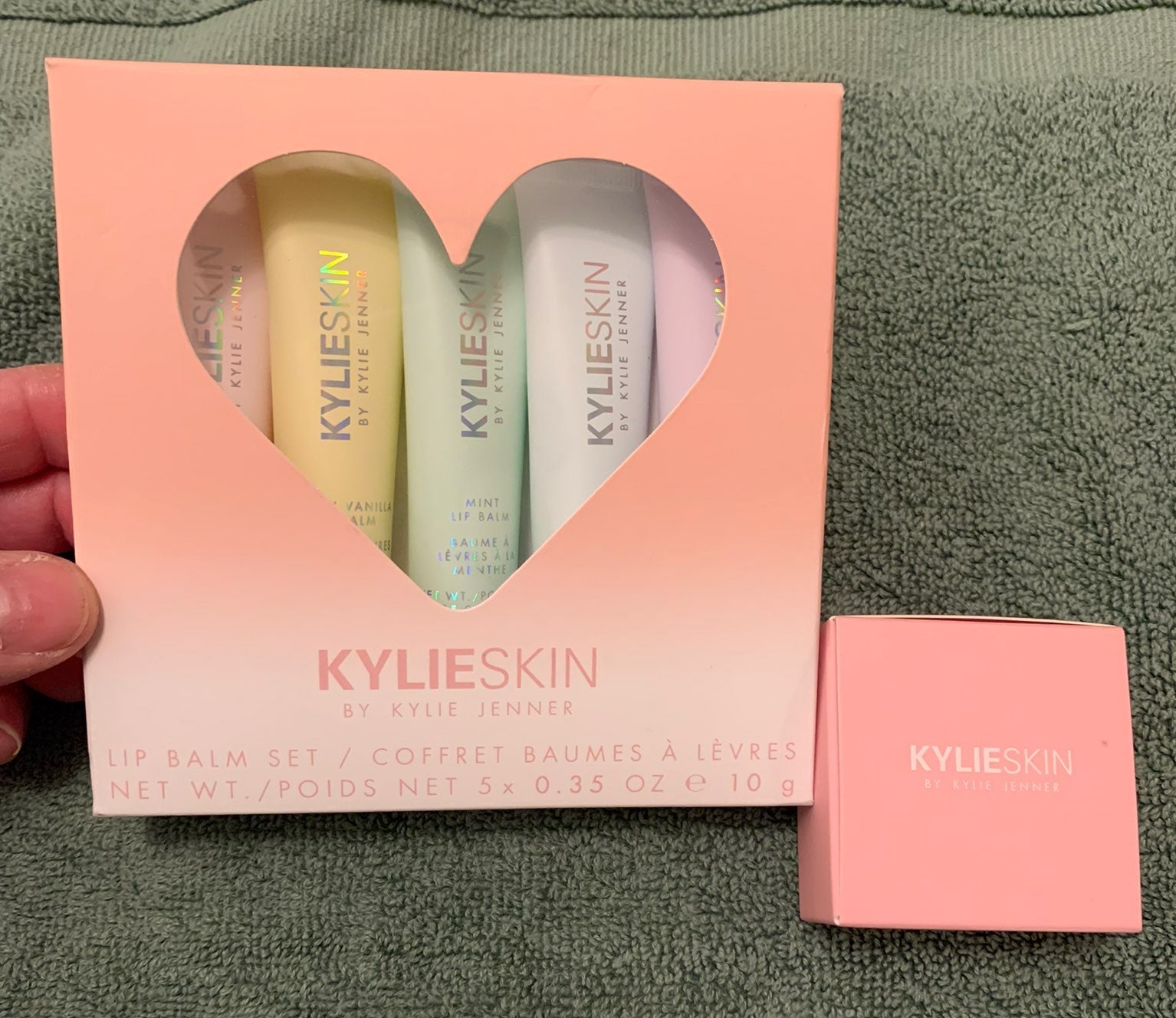 Kylie Skin Lip Balm Set and Sugar Lip Sccrub