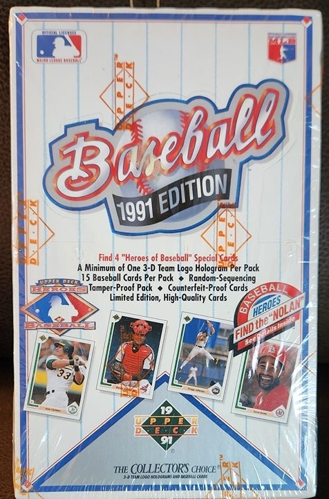 Upper Deck Baseball 1991 Edition-Find The Nolan