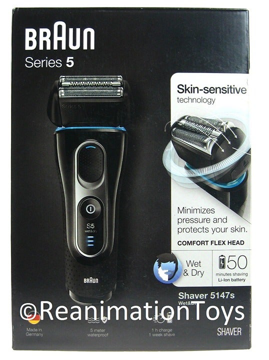 Braun Series 5 5747s Wet & Dry Flex Head Shower Shaver w/Charger and Box