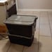 12 pack 55-quart stackable storage tote