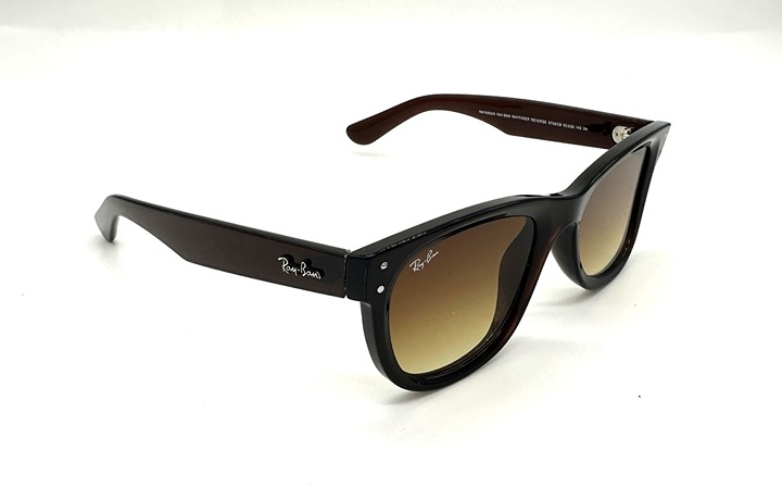 Ray Ban Wayfarer Reverse Brown/ Gradient Lenses Sunglasses 0502S 6709/CB 53mm