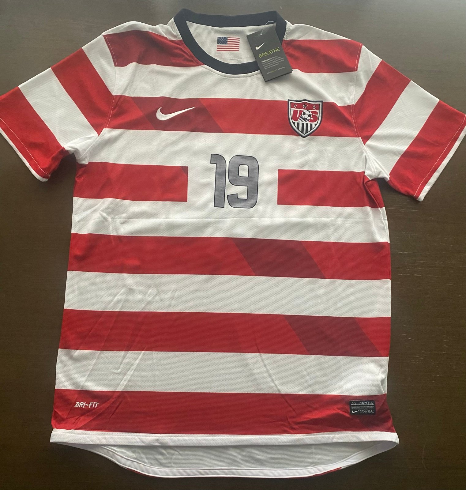 Graham Zusi USMNT USA Soccer Nike Jersey NWT 2012 Waldo Men XL Extra Large MLS