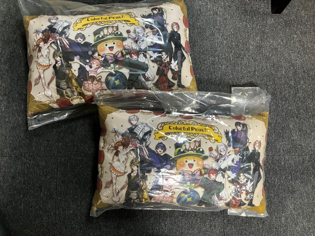Colorful Peach 1st Prize A Prize 2 pcs. Karapichi Shuugou! Big Cushion