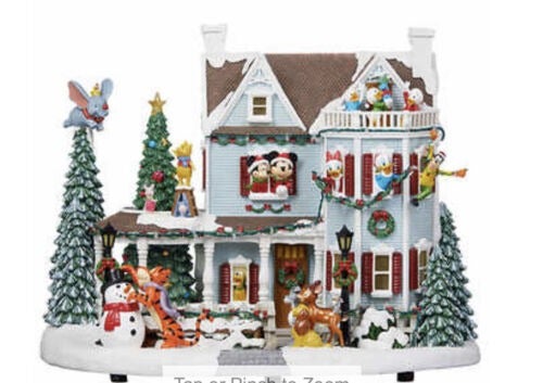 Disney Holiday Decorations – Animated Holiday House With Lights And Music