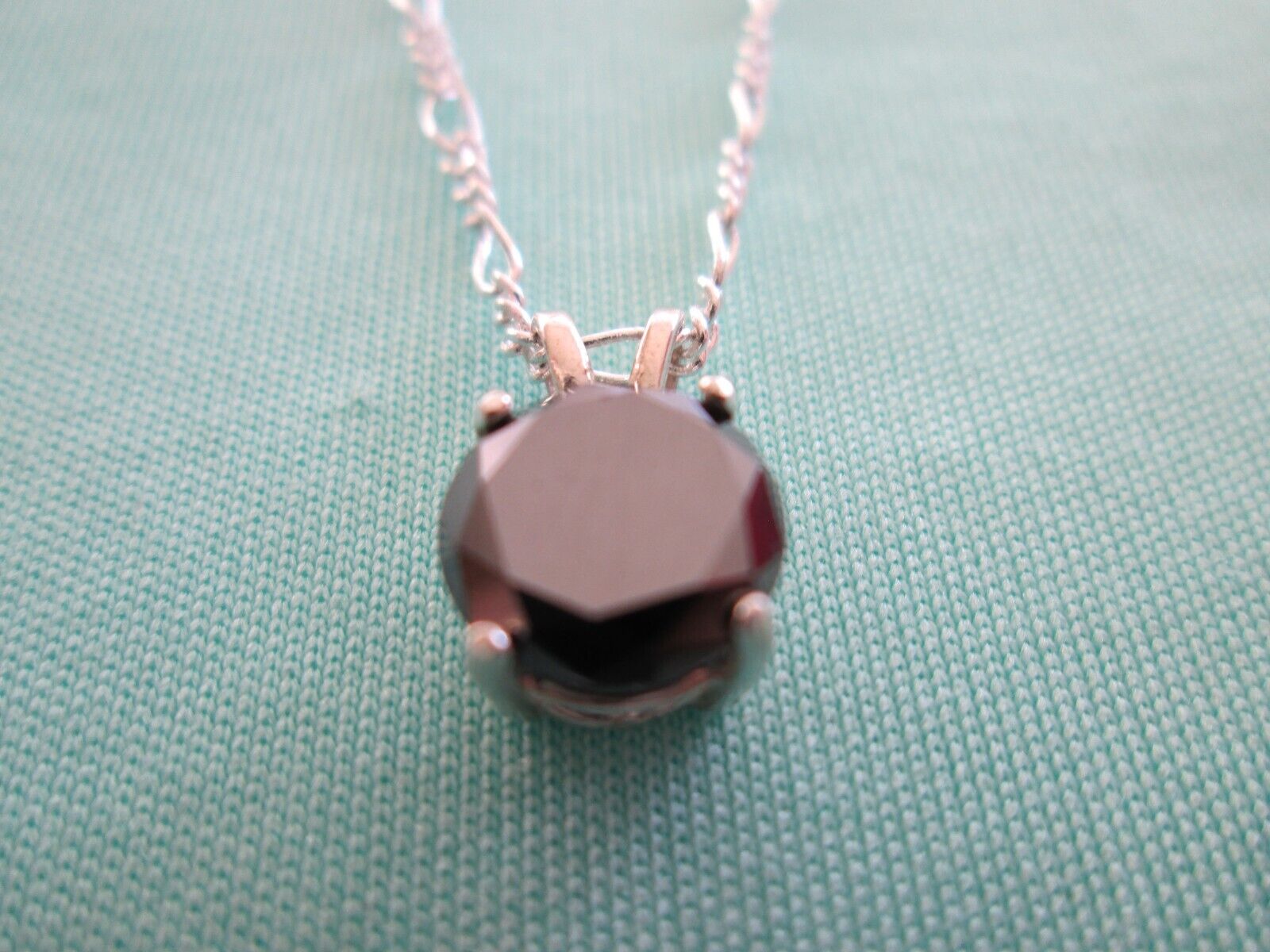 2.09ct 100% REAL NATURAL BLACK DIAMOND NECKLACE,CERTI FICATE,FREE DIAMOND TESTER