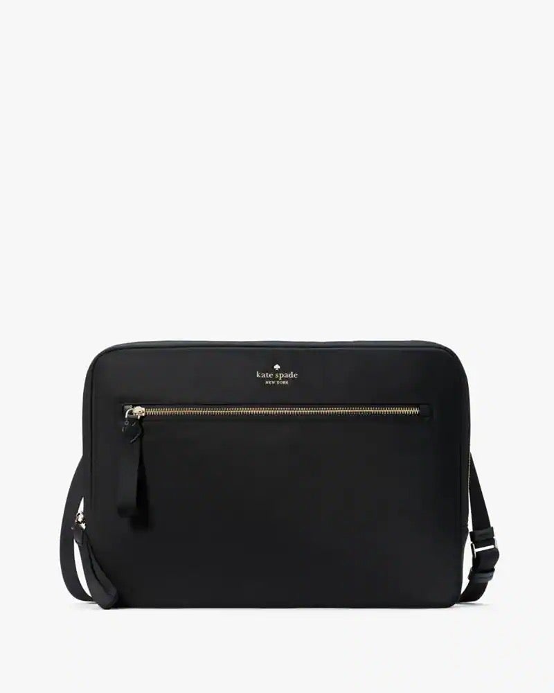 NWT Kate spade Chelsea Laptop Sleeve With Strap STYLE ID: KE070 COLOR: Black