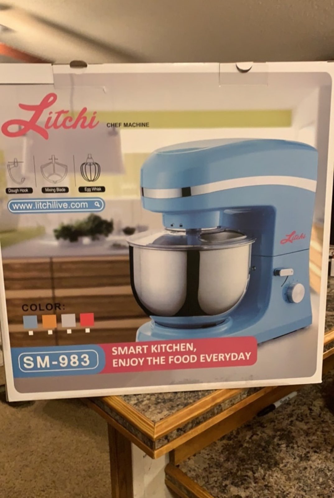 RED Litchi stand mixer