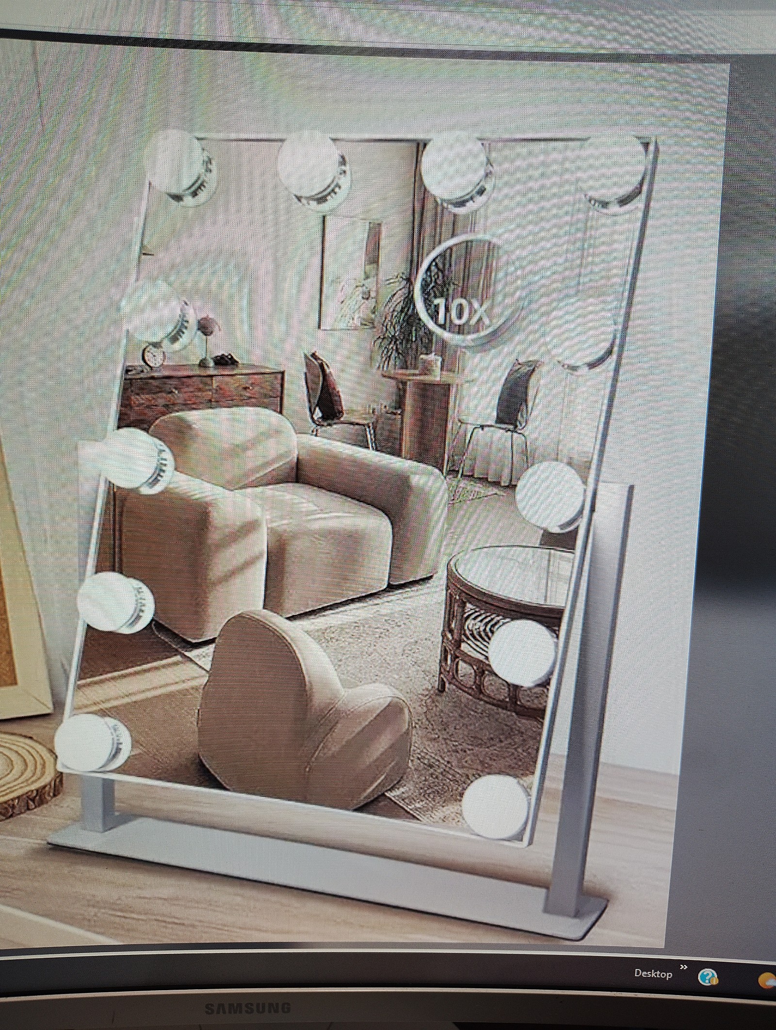 Hollywood vanity mirror with Light led makeup mirror with detachable