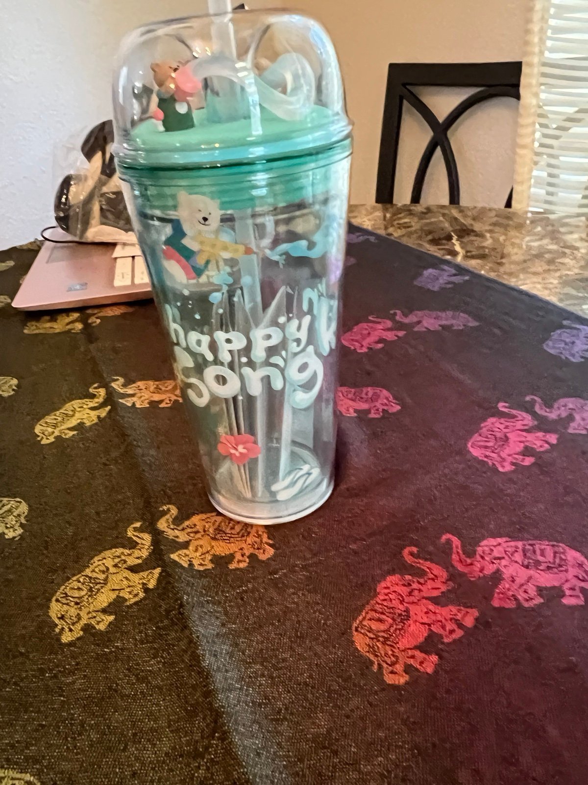 Starbucks Tumbler Songkran Thailand 2024 Cold Cup New Bear Dome