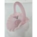 2001 Fenton Hand Painted Pink Chiffon Opalescent Satin Mini Basket S. Miller