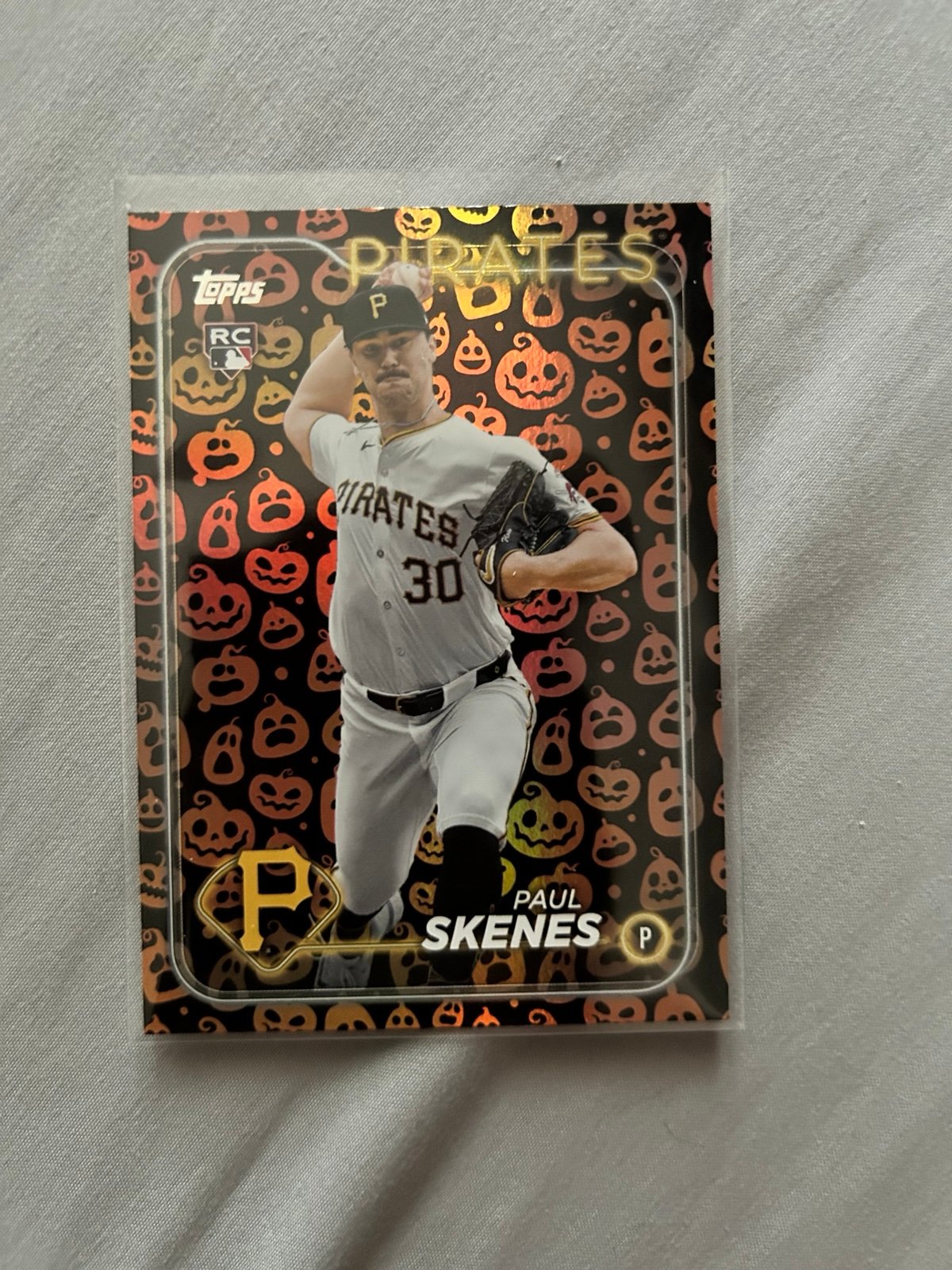 2024 Topps Paul Skenes Rookie Jack O Lantern