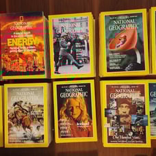 National Geographic Magazine 1980 Decade INCOMPLETE With Extras