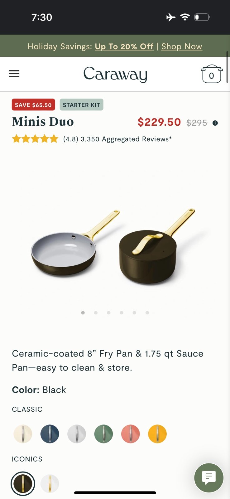 Caraway minis duo set