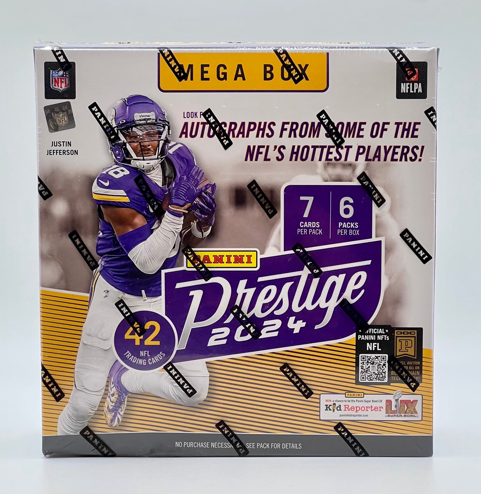 2024 Panini Prestige Football Factory Sealed Mega Box