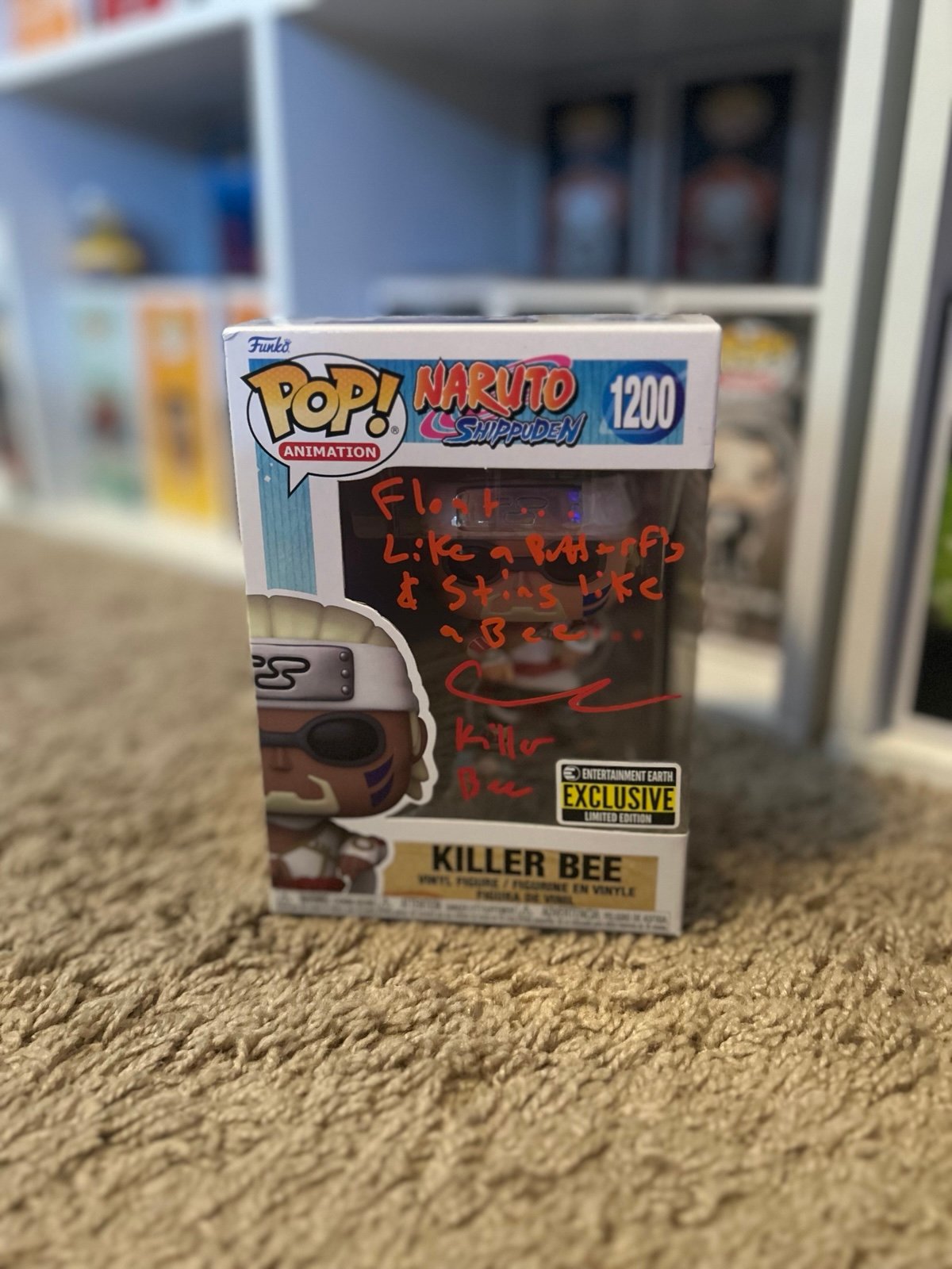 Autographed Naruto Killer Bee Funko Pop