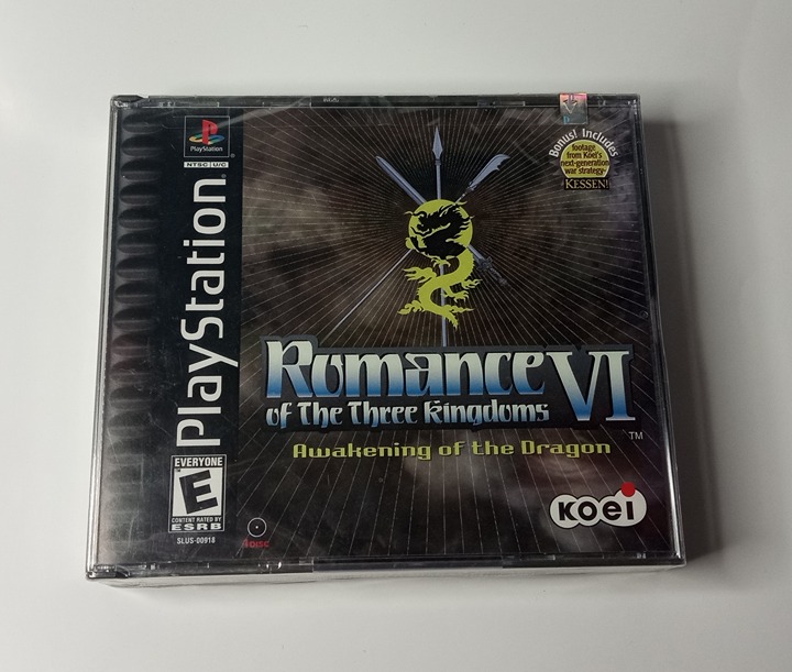 Romance of the Three Kingdoms VI Playstation 1 PS1 Play Station PS PSX 3 6 III